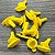 Kit Grampo Borracha Porta Amarelo (10 PCS) - P369 - Imagem 4