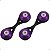 Trava De Para-Choque Roxo Adesivo Decorativo (Par) - TPD14 - Imagem 1