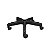 BASE DE METAL P/CADEIRA UNIVERSAL RETA C/CAPA - Imagem 1