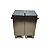 LIXEIRA DUPLA COM PEDAL EM AÇO INOX - Imagem 1