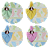 Kit Capas de Sousplat Páscoa Colorido Guardanapos e Porta Guardanapos - Imagem 11