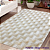 Tapete Para Sala E Quarto Grande Antiderrapante Luxo (Bege) - Imagem 5