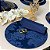 Kit Sousplat Completo Mesa Posta Azul Jacquard com Guardanapos e Pg - Imagem 5