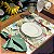 Kit Jogo Americano Completo Mesa Posta Tropical Pássaros e Aves - Imagem 2