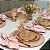 Kit Sousplat Completo Mesa Posta Rosê Rosa Jacquard com Guardanapos e Pg - Imagem 2