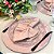 Kit Sousplat Completo Mesa Posta Rosê Rosa Jacquard com Guardanapos e Pg - Imagem 6