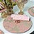 Kit Sousplat Completo Mesa Posta Rosê Rosa Jacquard com Guardanapos e Pg - Imagem 7