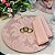 Kit Sousplat Completo Mesa Posta Rosê Rosa Jacquard com Guardanapos e Pg - Imagem 8