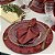 Kit Sousplat Completo Mesa Posta Vinho Jacquard com Guardanapos e Pg - Imagem 3