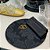 Kit Sousplat Completo Mesa Posta Preto Jacquard com Guardanapos e Pg - Imagem 4
