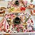 Kit Jogo Americano Completo Mesa Posta Florida Flowers - Imagem 13