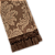 Manta Xale de Sofá e Cama Decorativa Jacquard Medalhão Marrom - Imagem 12