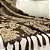 Manta Xale de Sofá e Cama Decorativa Jacquard Medalhão Marrom - Imagem 5