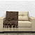 Manta Xale de Sofá e Cama Decorativa Jacquard Medalhão Marrom - Imagem 9