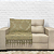 Manta Xale de Sofá e Cama Decorativa Jacquard Medalhão Bege - Imagem 3