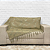 Manta Xale de Sofá e Cama Decorativa Jacquard Medalhão Bege - Imagem 7