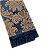 Manta Xale de Sofá e Cama Decorativa Jacquard Medalhão Azul - Imagem 15