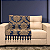Manta Xale de Sofá e Cama Decorativa Jacquard Medalhão Azul - Imagem 3