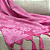 Manta Xale de Sofá e Cama Decorativa Jacquard Medalhão Rosê Rosa - Imagem 6
