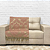 Manta Xale de Sofá e Cama Decorativa Jacquard Medalhão Rosê Rosa - Imagem 13