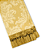 Manta Xale de Sofá e Cama Decorativa Jacquard Medalhão Dourado - Imagem 1