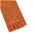 Manta Xale de Sofá e Cama Decorativa Jacquard Medalhão Terracota Cobre Terroso - Imagem 1