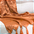 Manta Xale de Sofá e Cama Decorativa Jacquard Medalhão Terracota Cobre Terroso - Imagem 6