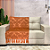 Manta Xale de Sofá e Cama Decorativa Jacquard Medalhão Terracota Cobre Terroso - Imagem 2