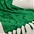 Manta Xale de Sofá e Cama Decorativa Jacquard Medalhão Verde - Imagem 8