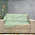 Manta Xale de Sofá e Cama Decorativa Jacquard Medalhão Verde - Imagem 16