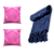 Kit Manta Xale de Sofá Decorativa Azul com 2 Capas de almofadas Colors - Imagem 15