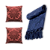 Kit Manta Xale de Sofá Decorativa Azul com 2 Capas de almofadas Colors - Imagem 14
