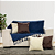 Kit Manta Xale de Sofá Decorativa Azul com 2 Capas de almofadas Colors - Imagem 5