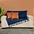 Kit Manta Xale de Sofá Decorativa Azul com 2 Capas de almofadas Colors - Imagem 6