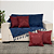 Kit Manta Xale de Sofá Decorativa Azul com 2 Capas de almofadas Colors - Imagem 3