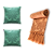 Kit Manta Xale de Sofá Decorativa Terracota com 2 Capas de almofadas Colors - Imagem 1