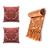 Kit Manta Xale de Sofá Decorativa Terracota com 2 Capas de almofadas Colors - Imagem 9