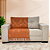 Kit Manta Xale de Sofá Decorativa Terracota com 2 Capas de almofadas Colors - Imagem 6