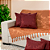 Kit Manta Xale de Sofá Decorativa Terracota com 2 Capas de almofadas Colors - Imagem 5