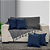 Kit Manta Xale de Sofá Decorativa Cinza com 2 Capas de almofadas Colors - Imagem 2