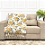 Manta Xale de Sofá e Cama Decorativa Jacquard Floral - Imagem 3