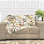 Manta Xale de Sofá e Cama Decorativa Jacquard Floral - Imagem 4