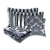 Jogo de Peseira Xale para Cama Jacquard com 2 Capas de Almofada e 2 Porta Travesseiros - Imagem 12