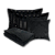 Jogo de Peseira Xale para Cama Jacquard com 2 Capas de Almofada e 2 Porta Travesseiros - Imagem 8