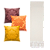 Kit Manta Xale de Sofá e Cama Cru Lisa com 3 Capas de almofadas Colors Feng Shui - Imagem 15