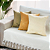 Kit Manta Xale de Sofá e Cama Cru Lisa com 3 Capas de almofadas Colors Feng Shui - Imagem 7