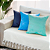 Kit Manta Xale de Sofá e Cama Cru Lisa com 3 Capas de almofadas Colors Feng Shui - Imagem 4
