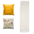 Kit Manta Xale de Sofá Decorativa Cru Liso com 2 Capas de almofadas Estampadas - Imagem 17