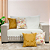 Kit Manta Xale de Sofá Decorativa Cru Liso com 2 Capas de almofadas Estampadas - Imagem 8