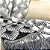 Manta Xale de Sofá e Cama Decorativa Rústica Franja Lisa Preto e Branco 1,40 x 1,70 - Imagem 6